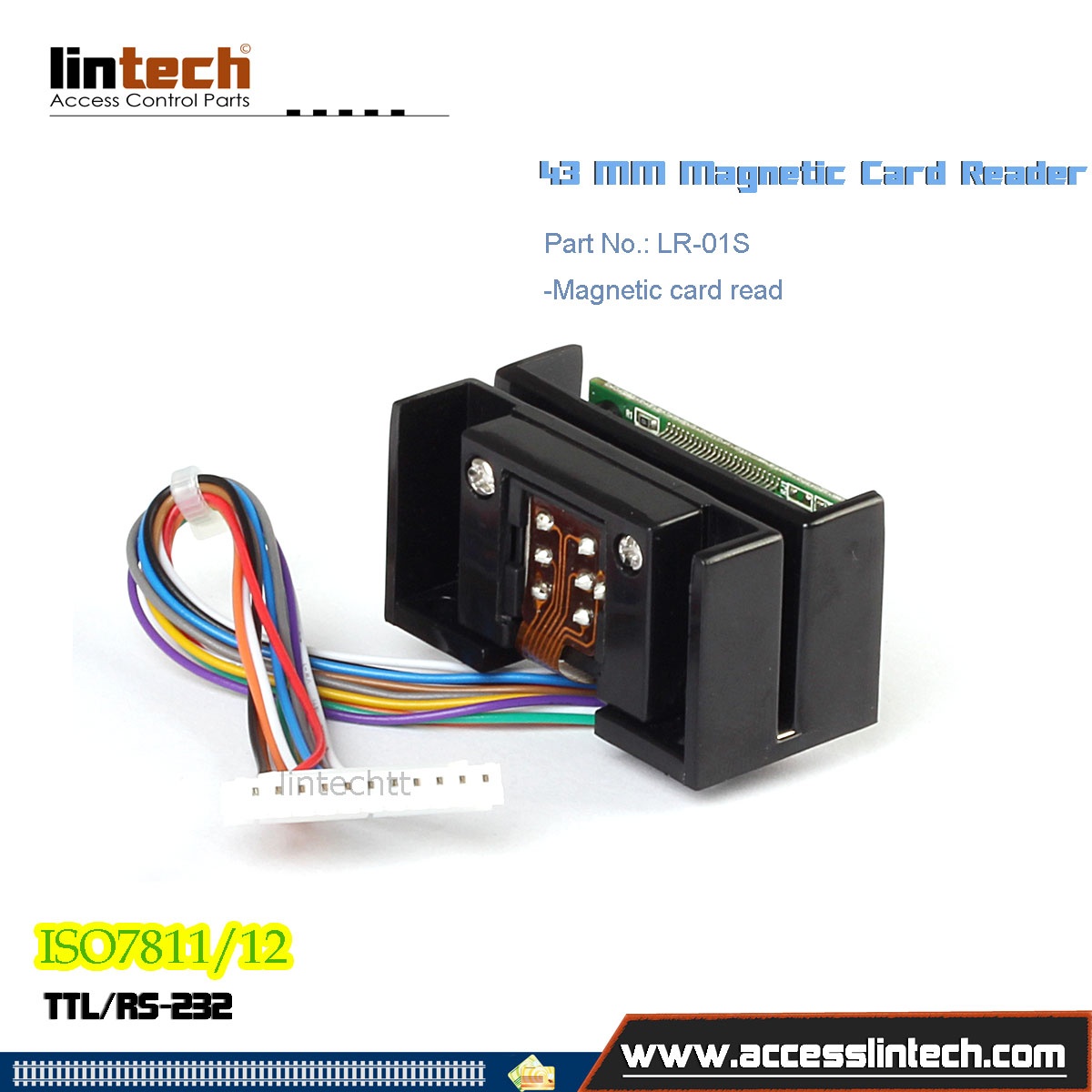 43mm TTL Magnetic Card Reader